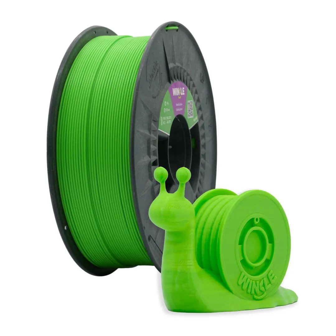 Bobina + winklelin_PLA HD_Verde Ecotisa