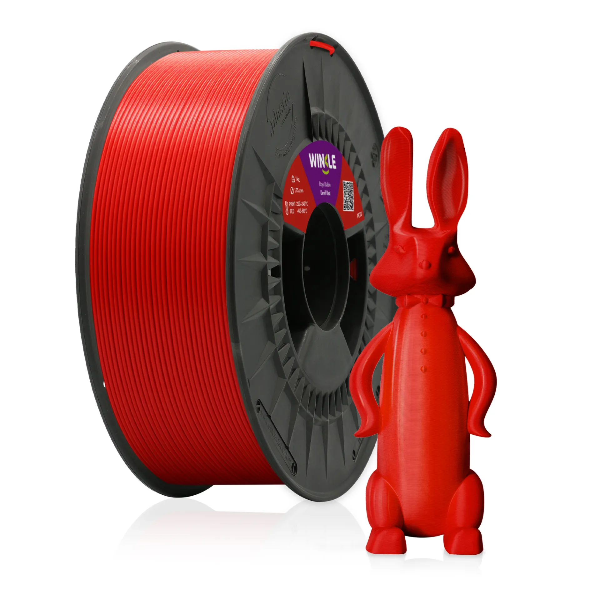 Bobina+Pieza_PETG_Rojo Diablo_Winkle