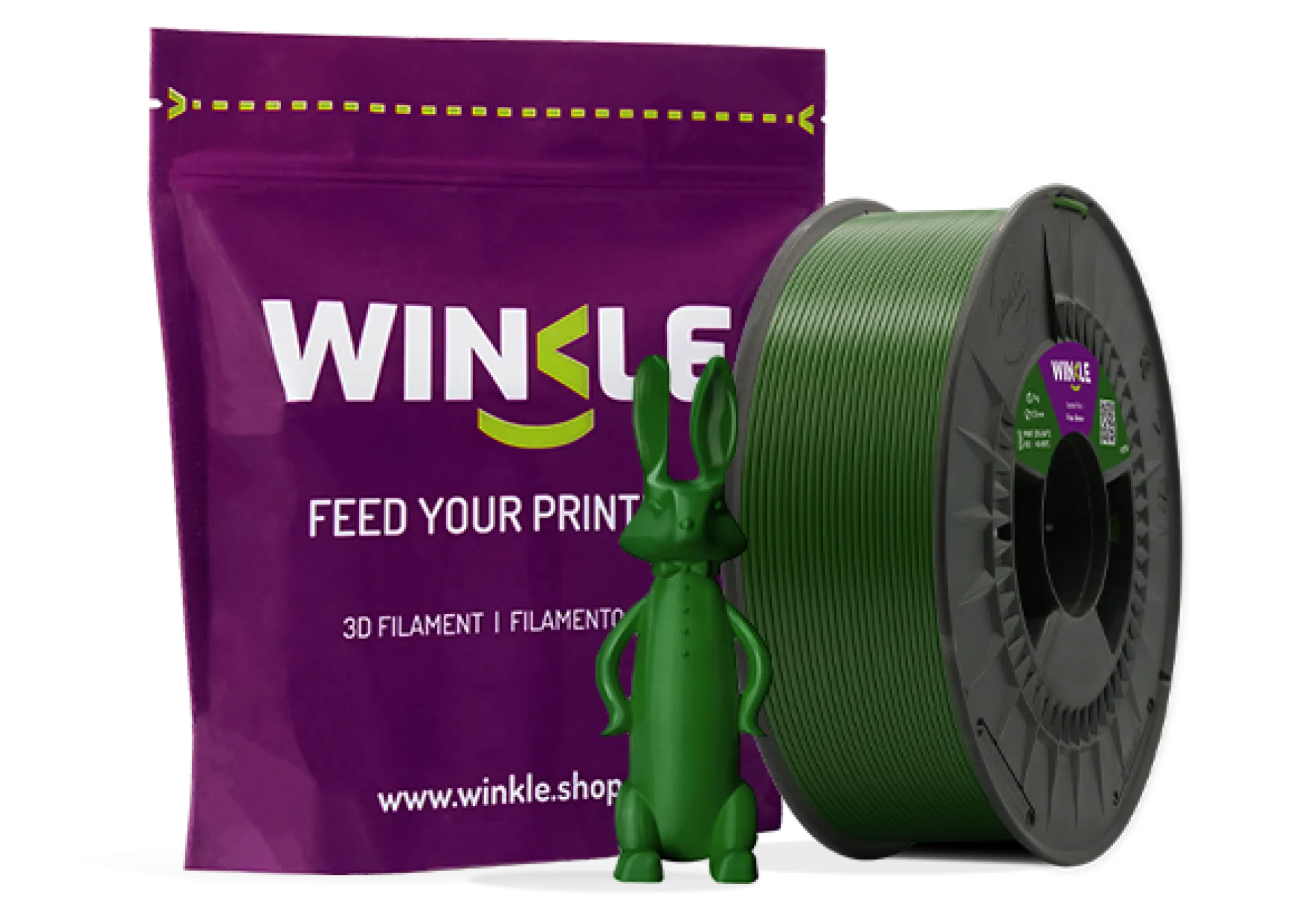 Bobina+Pieza+Packaging_PETG Verde Pino_Winkle
