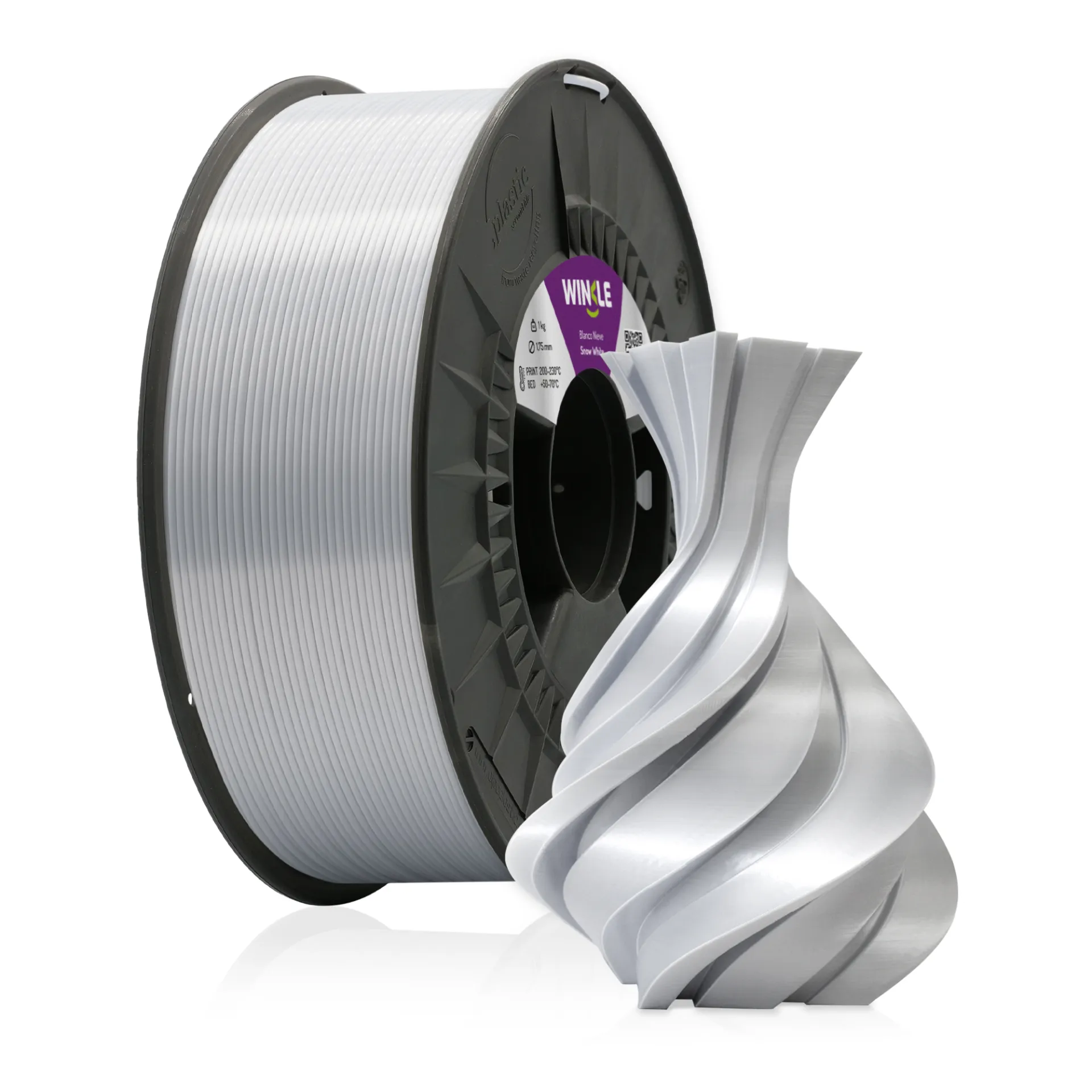 Bobina+pieza_PLA SILK_Oro Blanco