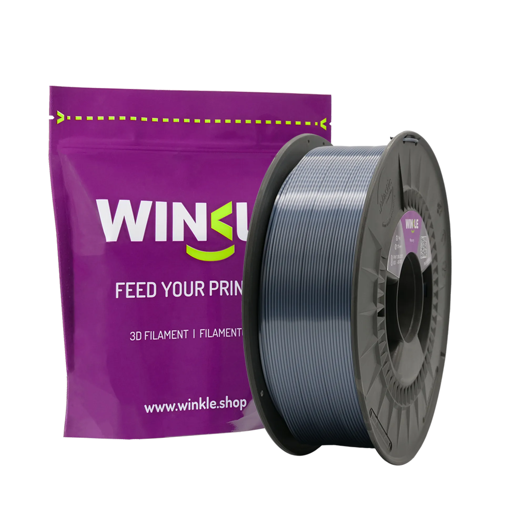 Bobina+packaging_PLA SILK_Plata Mercurio