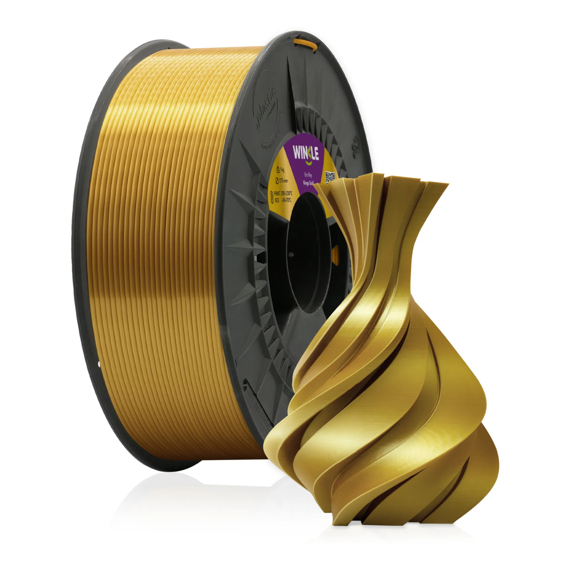 Bobina+pieza_PLA SILK_Oro Rey