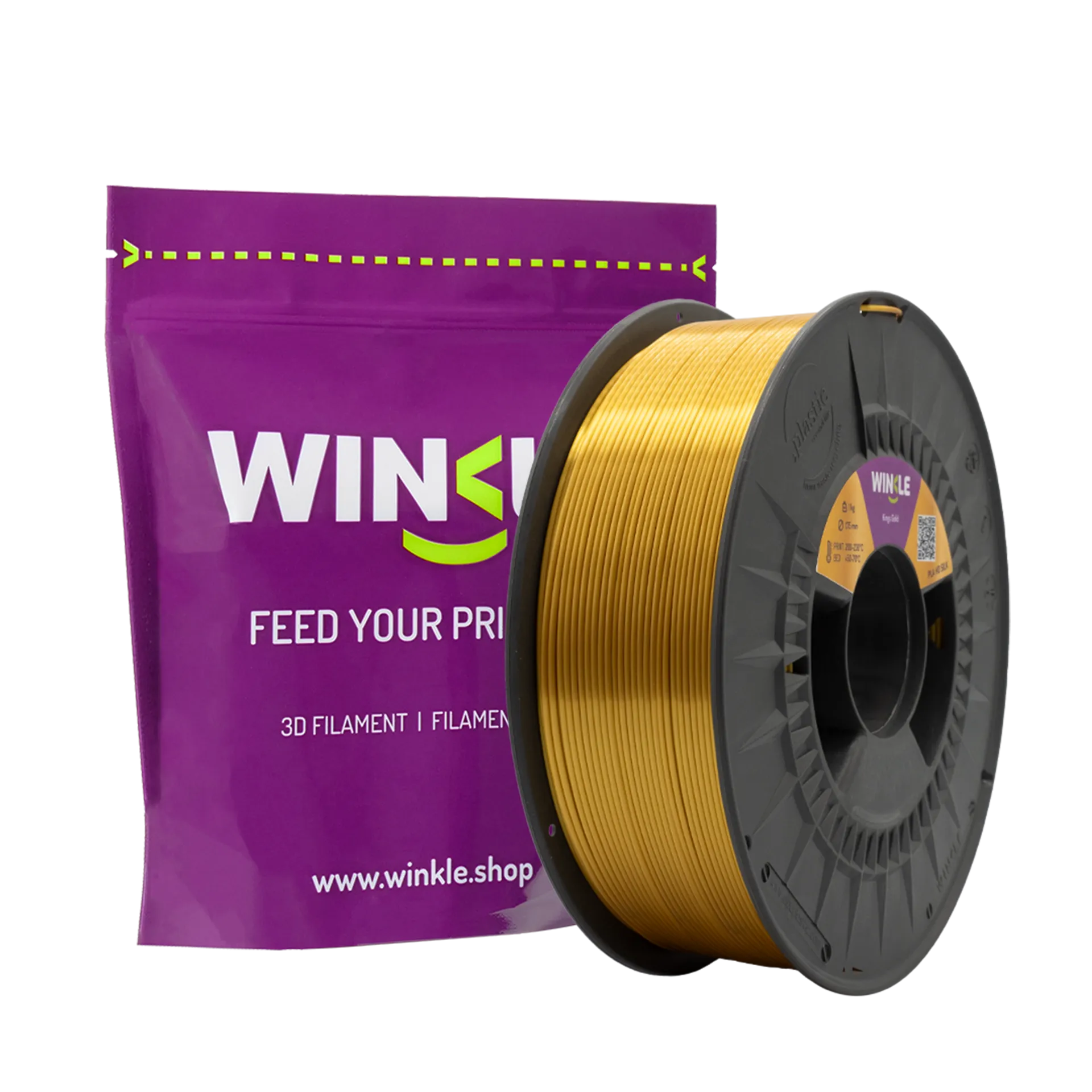 Bobina+packaging_PLA SILK_Oro Rey