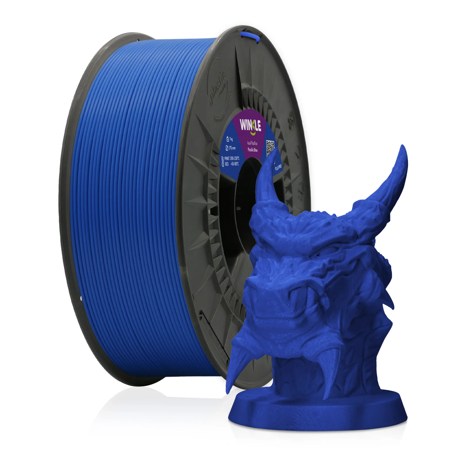 Bobina+Pieza_PLA PRO_Azul Pacífico