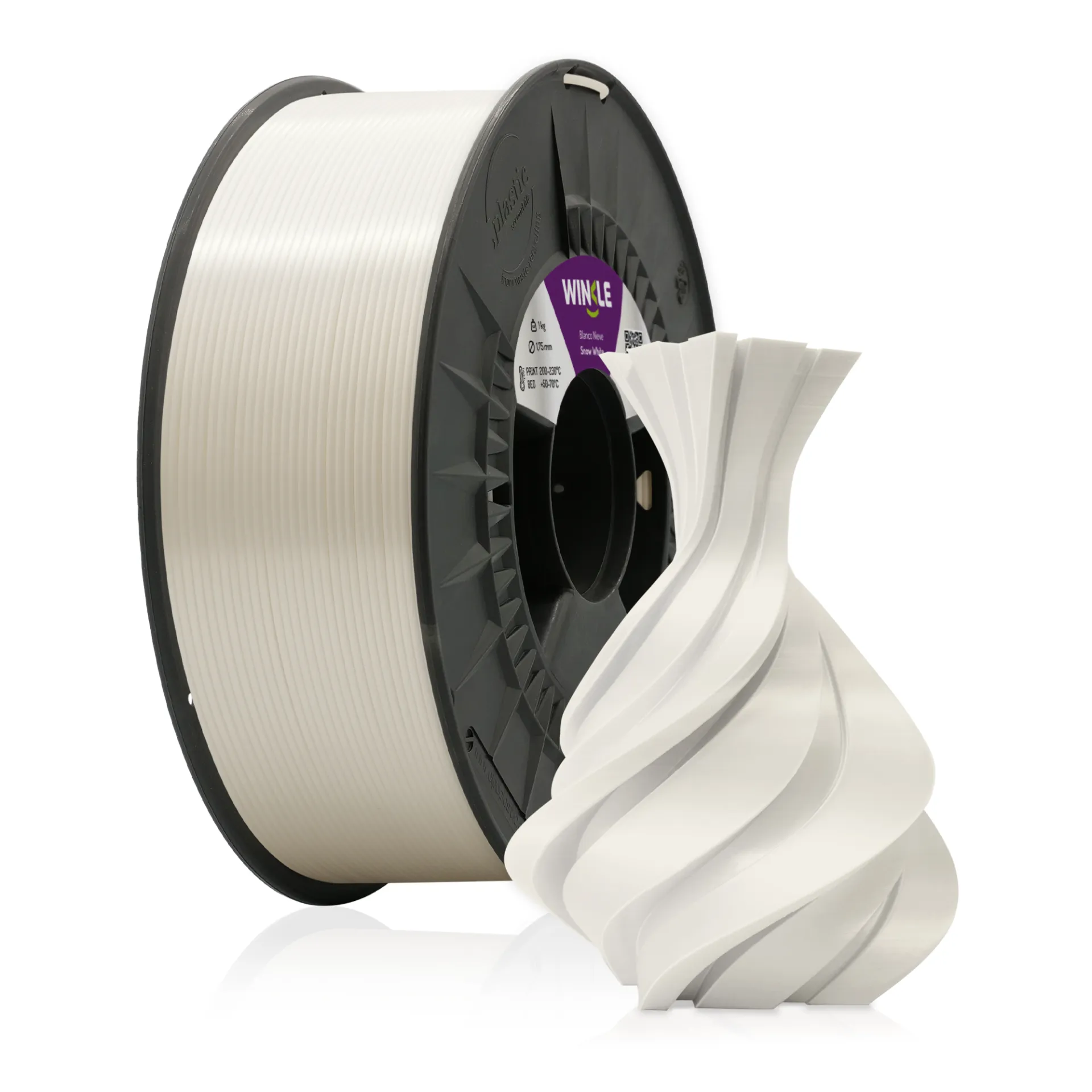 Bobina+pieza_PLA SILK_Blanco nieve