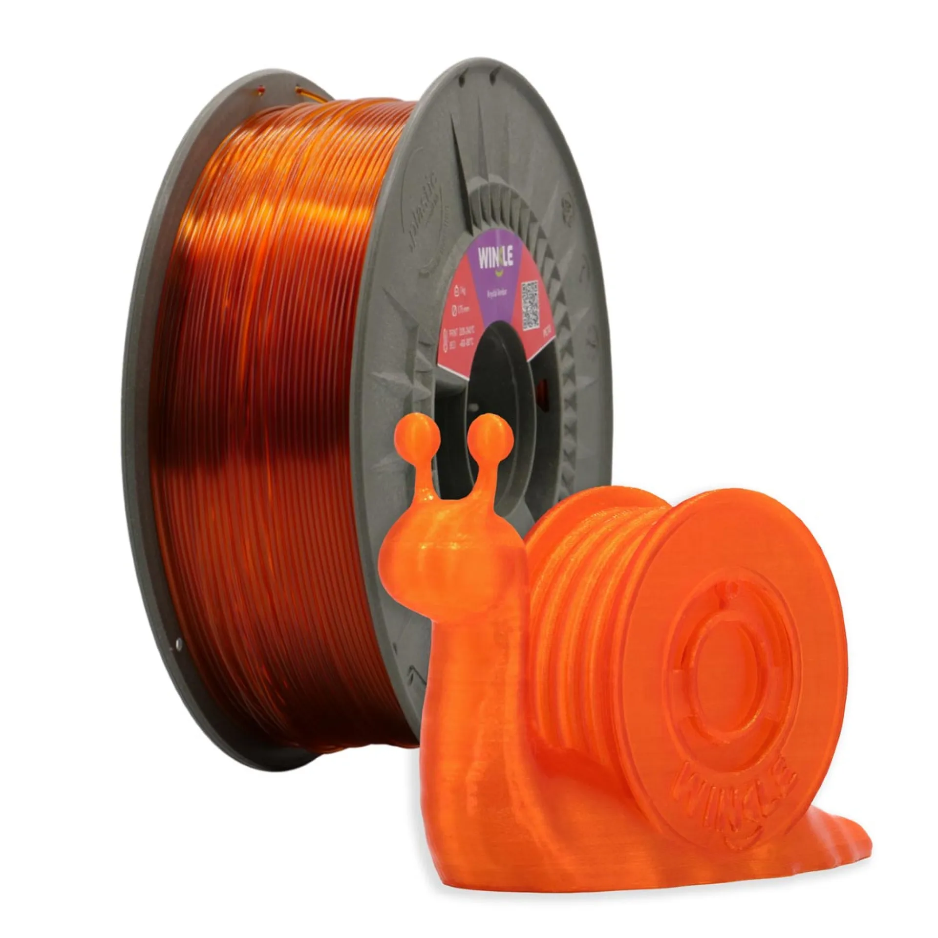 Bobina+Winklelin_PETG_Cristal_Naranja Ámbar